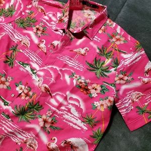 Pink Hawaiian shirt
